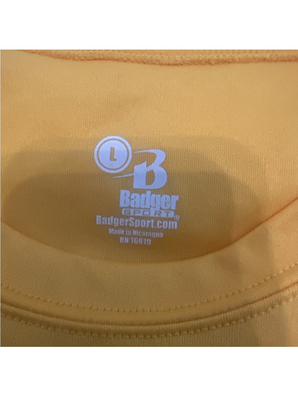 USPS Rural Carrier Short Sleeve Performance Tee in Yellow - Picture 3 of 3